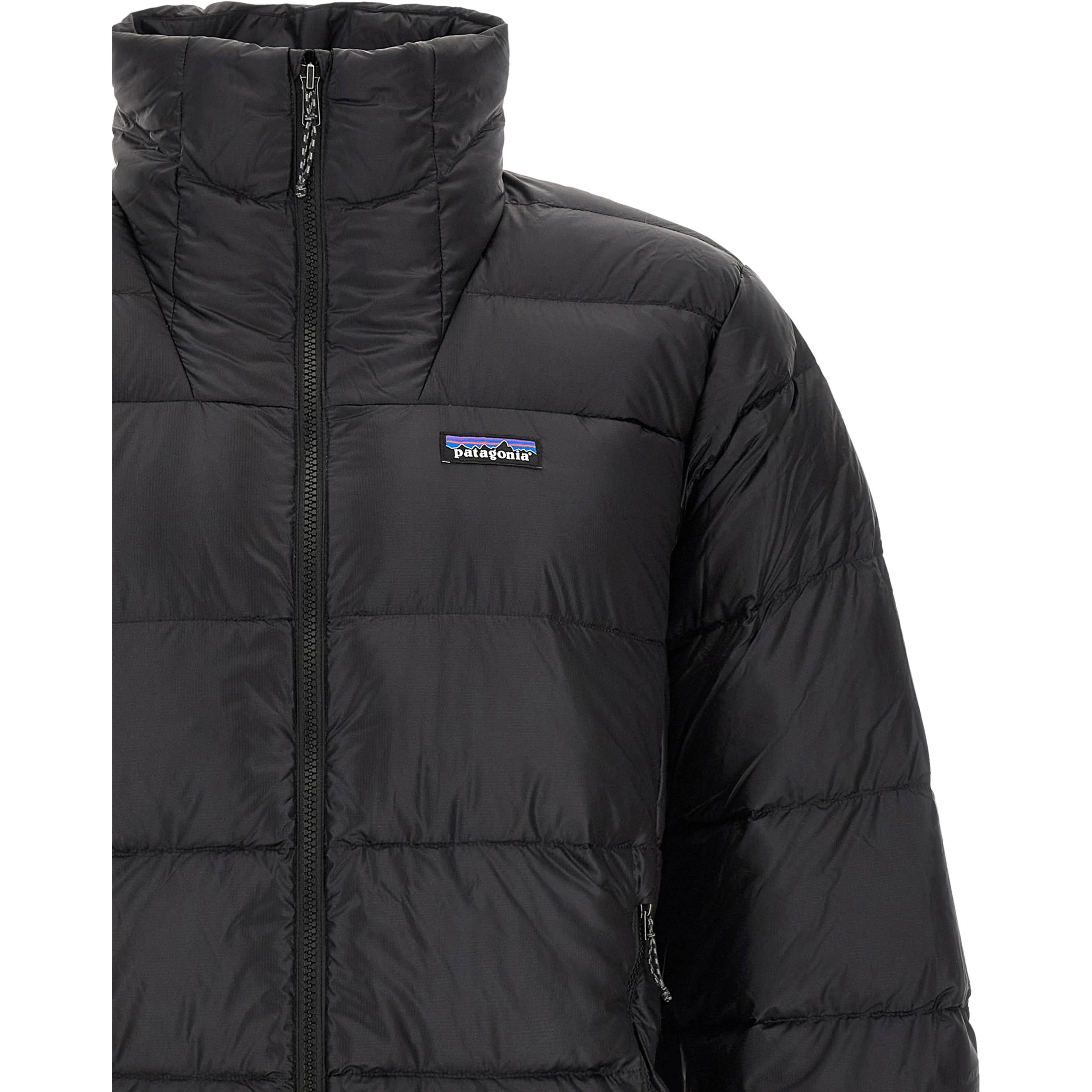 Black Nylon Full-Length Jacket