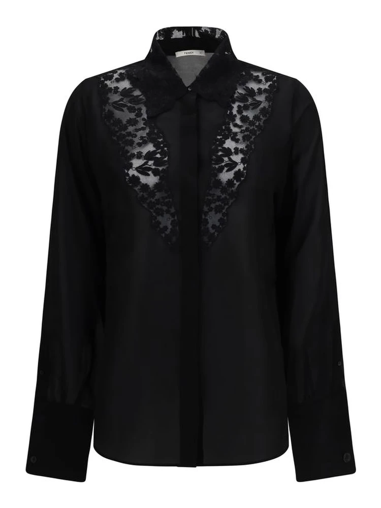 Black Silk Blouse