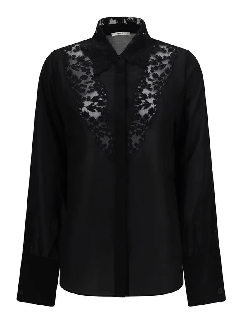 Black Silk Blouse