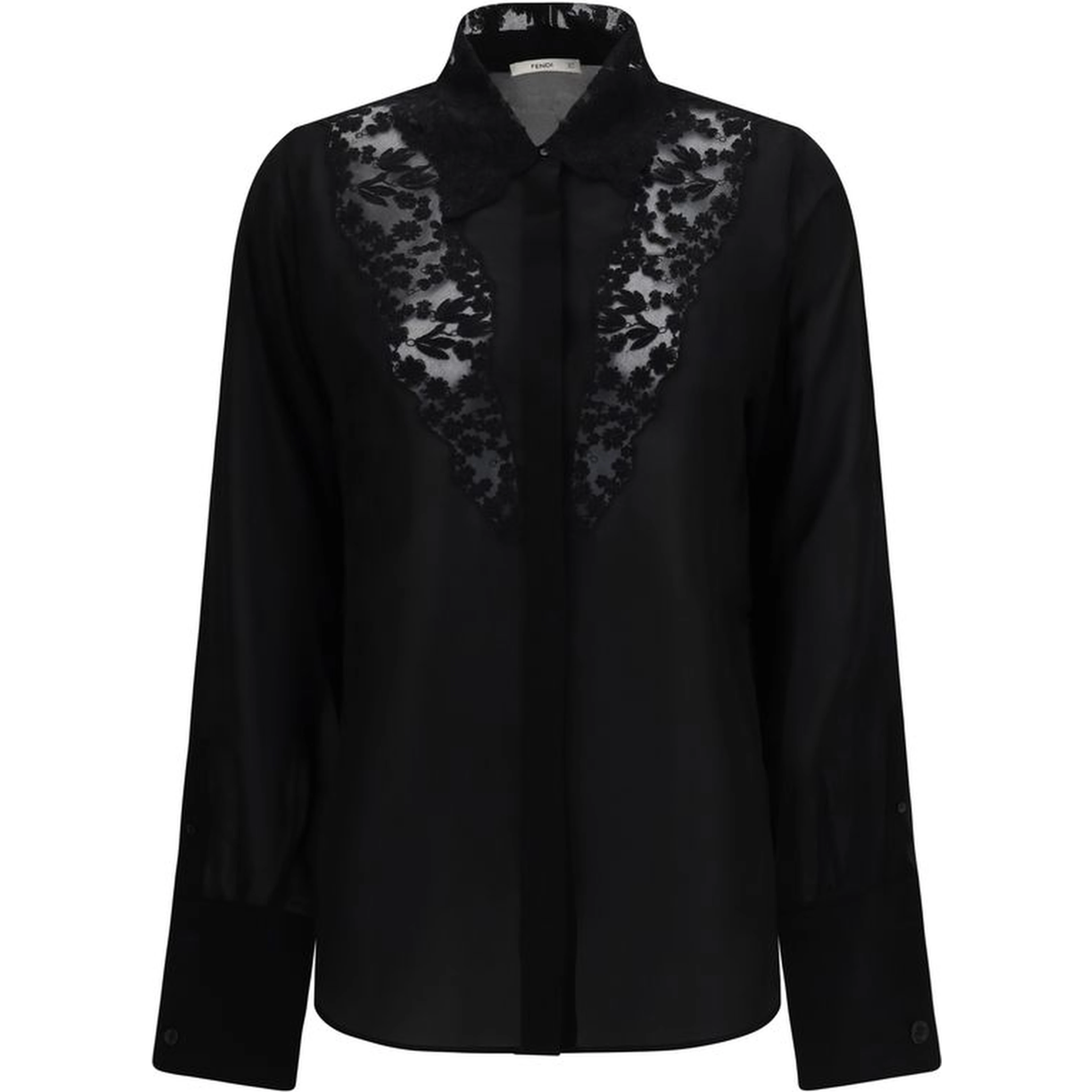 Black Silk Blouse