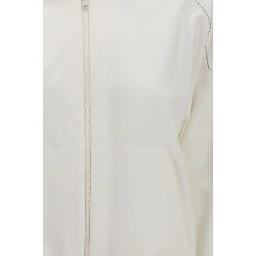 White Cotton Sweatshirt