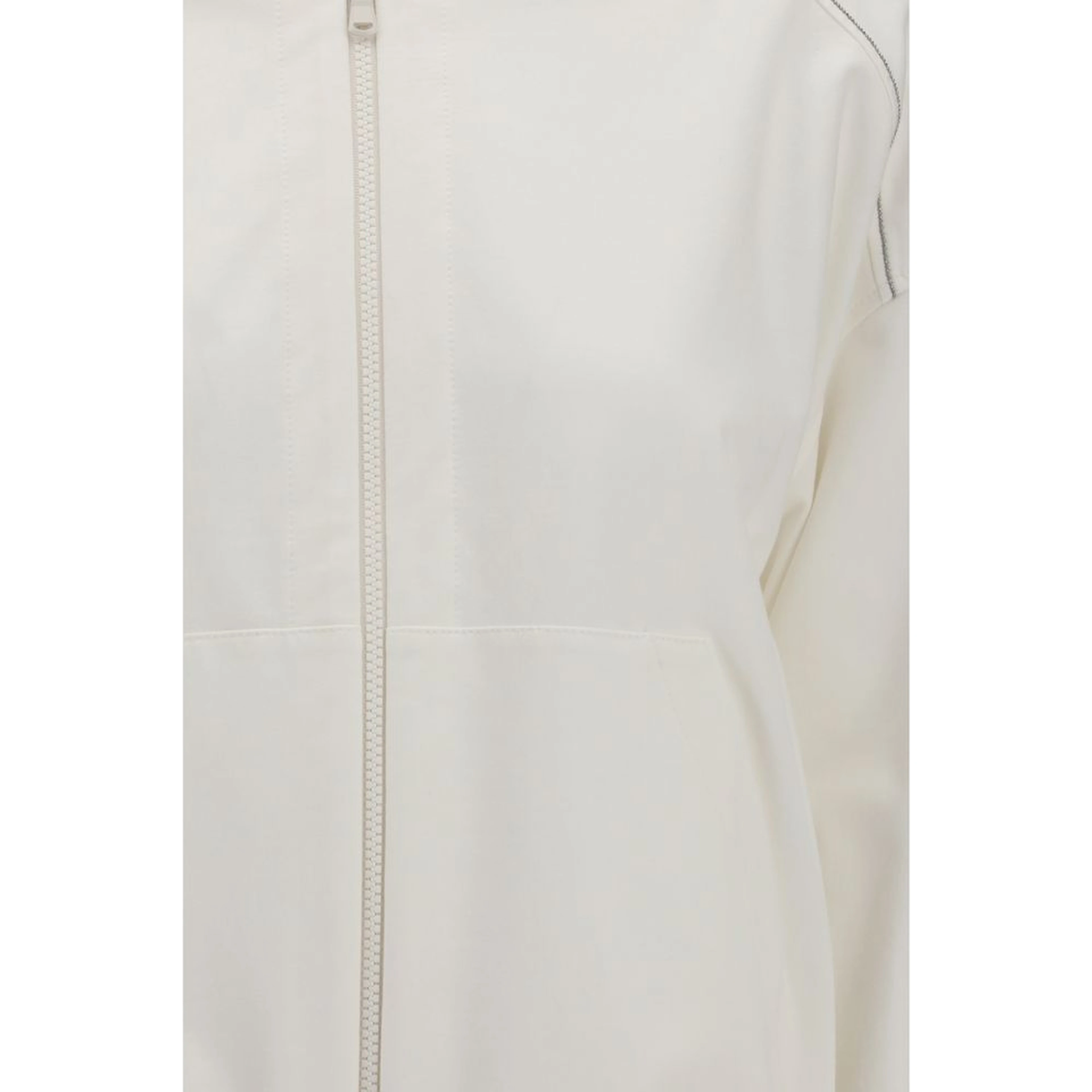 White Cotton Sweatshirt