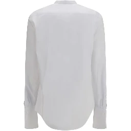 White Cotton Dress Shirt