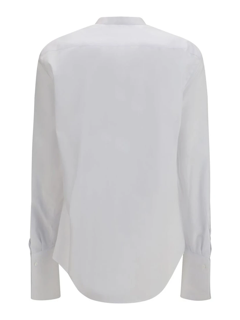 White Cotton Dress Shirt