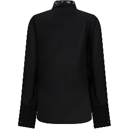 Black Silk Blouse