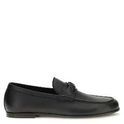 Black Deer Slip-On Loafers