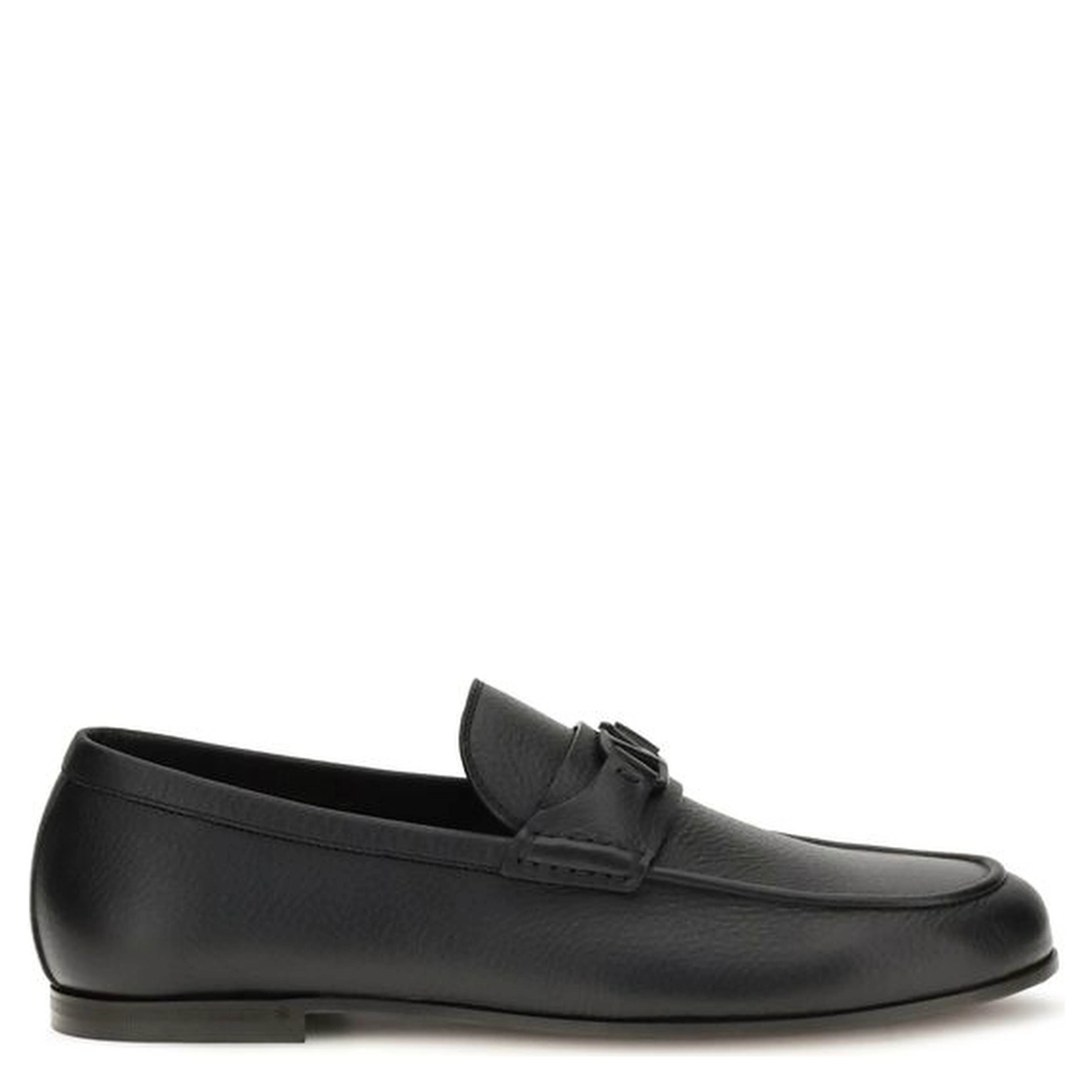 Black Deer Slip-On Loafers