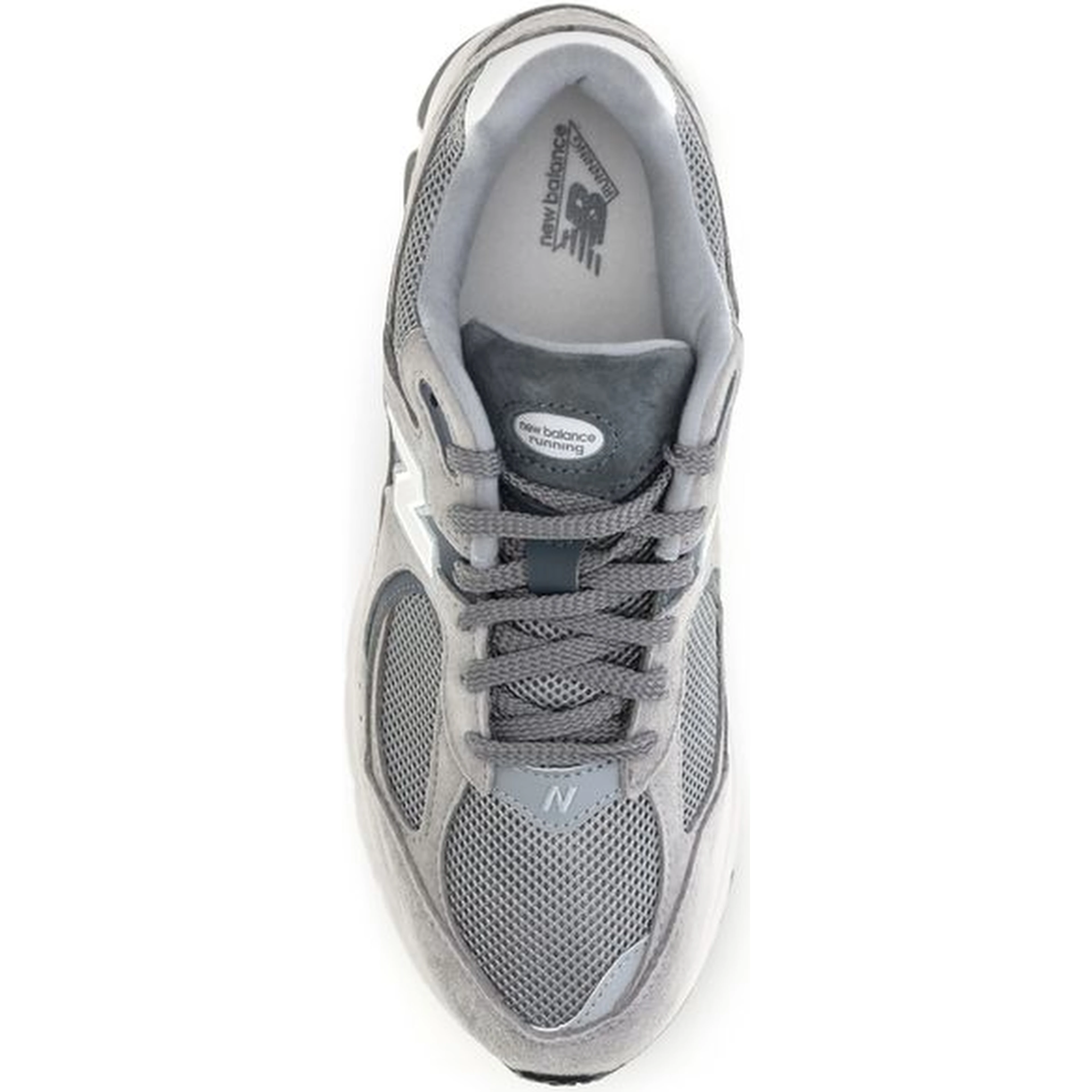 Gray Polyester Athletic Sneakers