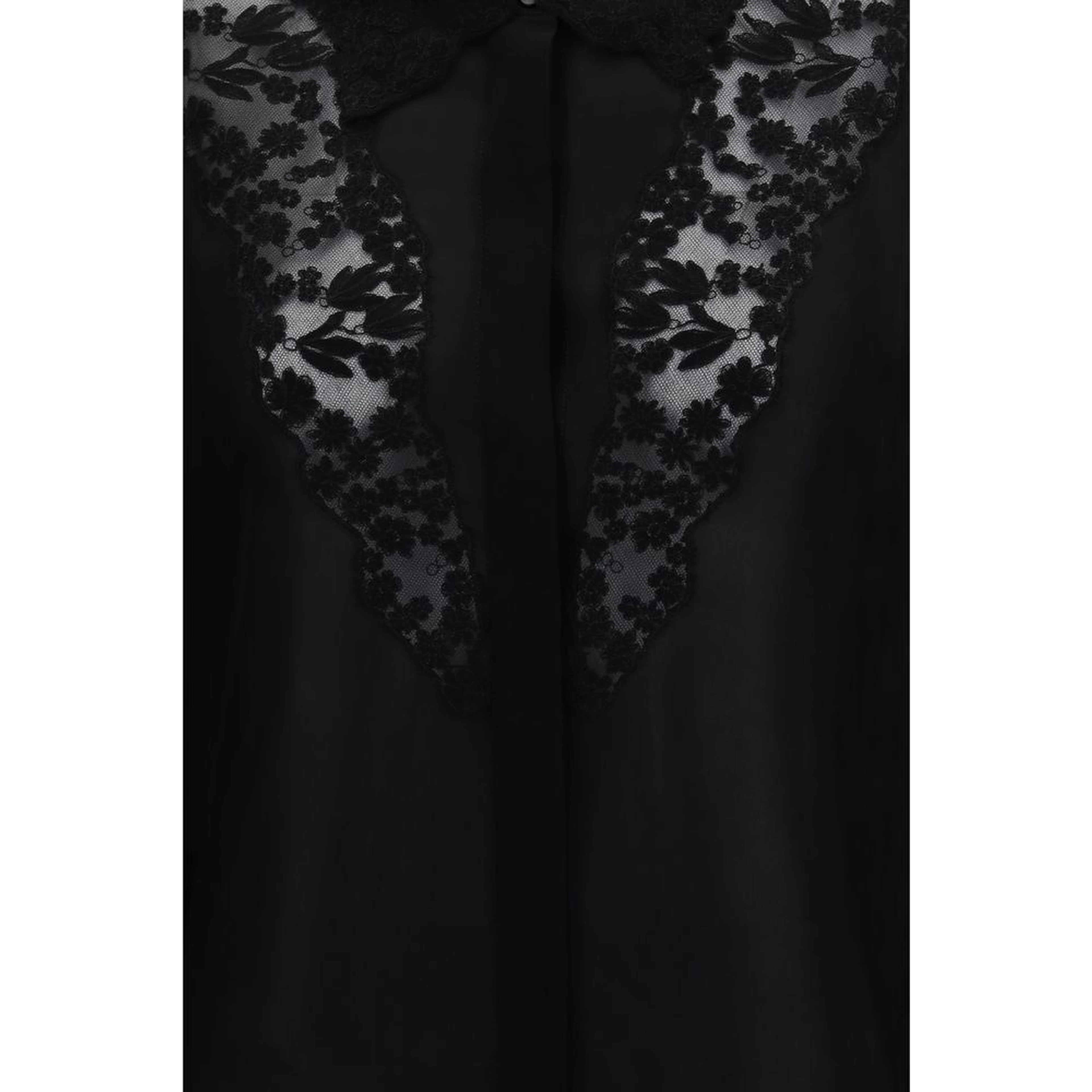 Black Silk Blouse