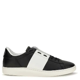 Black Calf Leather Bos Taurus Sneakers