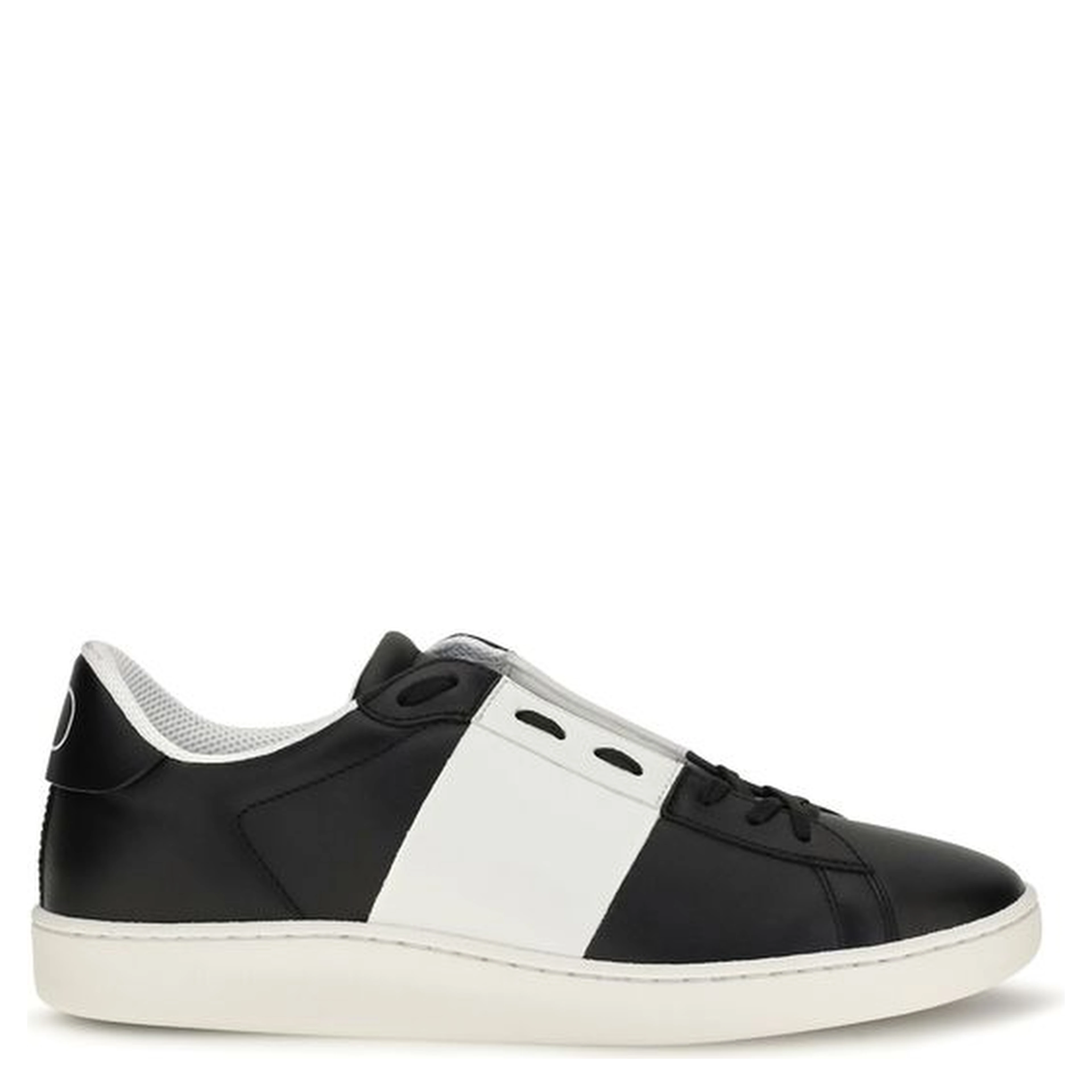 Black Calf Leather Bos Taurus Sneakers