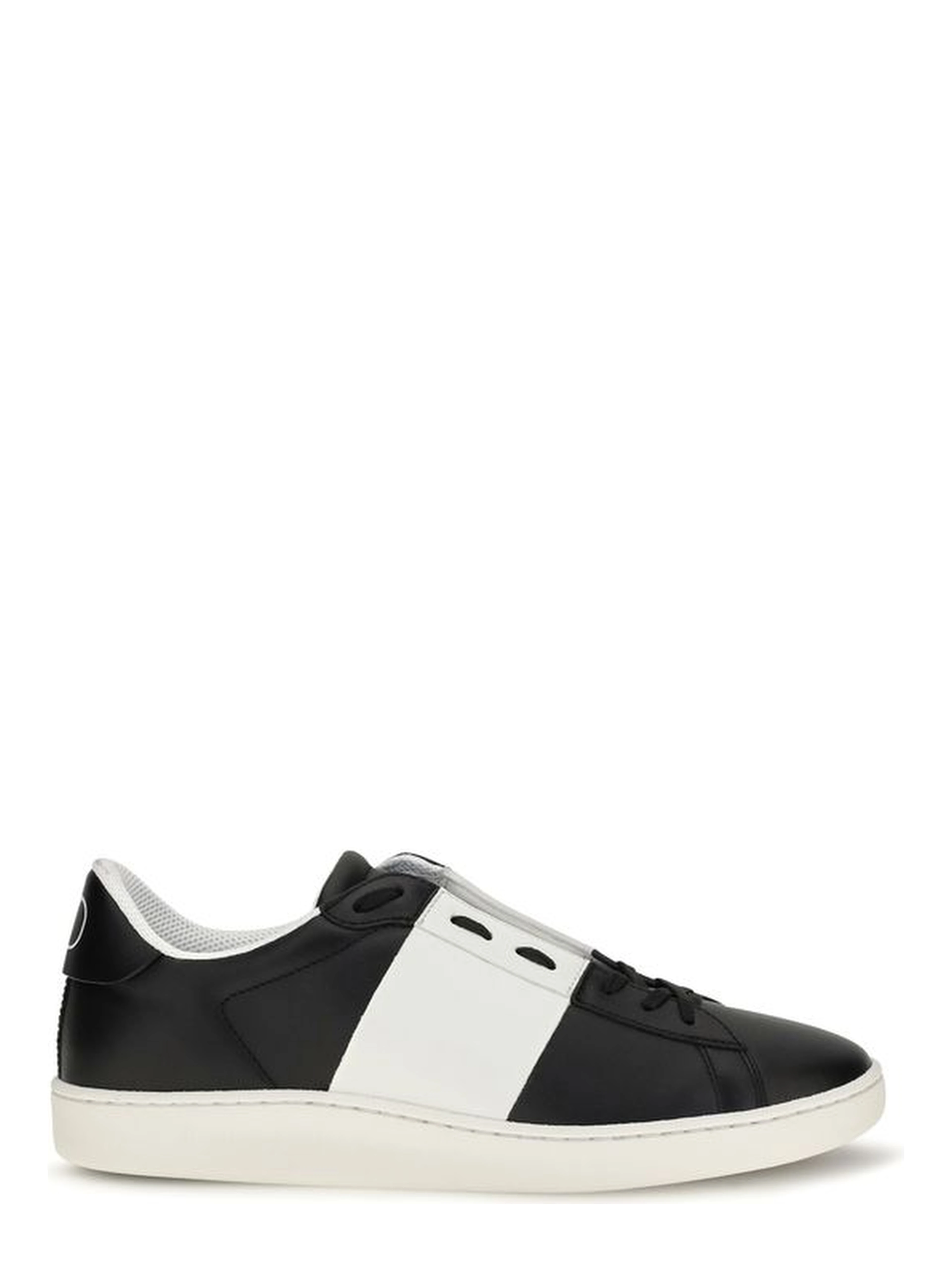 Black Calf Leather Bos Taurus Sneakers
