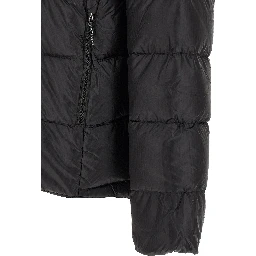 Black Nylon Full-Length Jacket