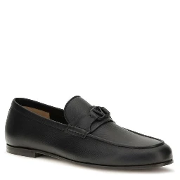 Black Deer Slip-On Loafers