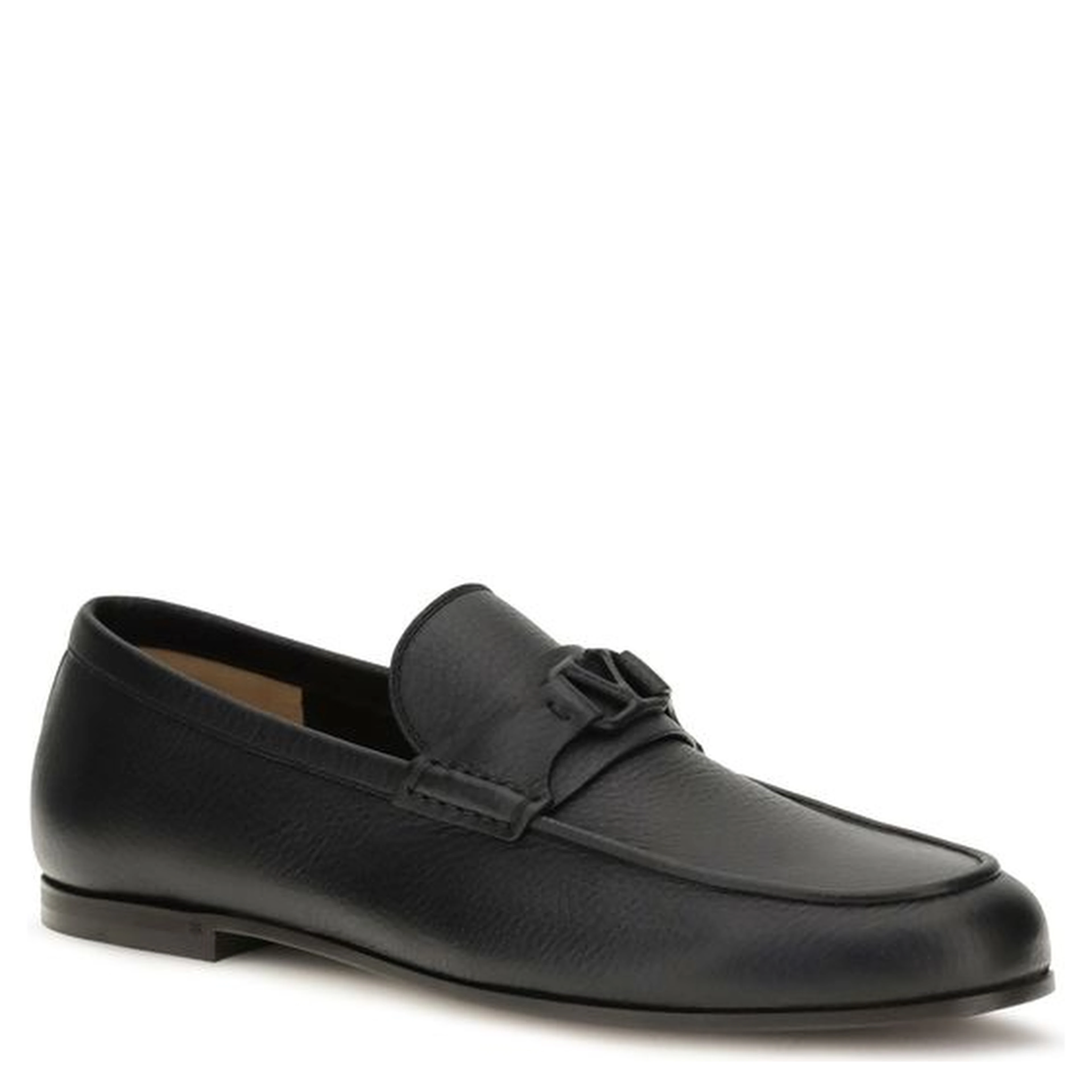 Black Deer Slip-On Loafers