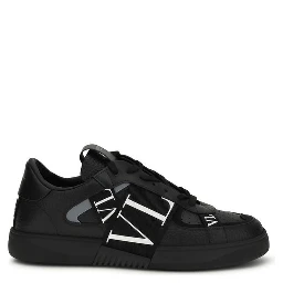 Black Calf Leather Bos Taurus Athletic Sneakers