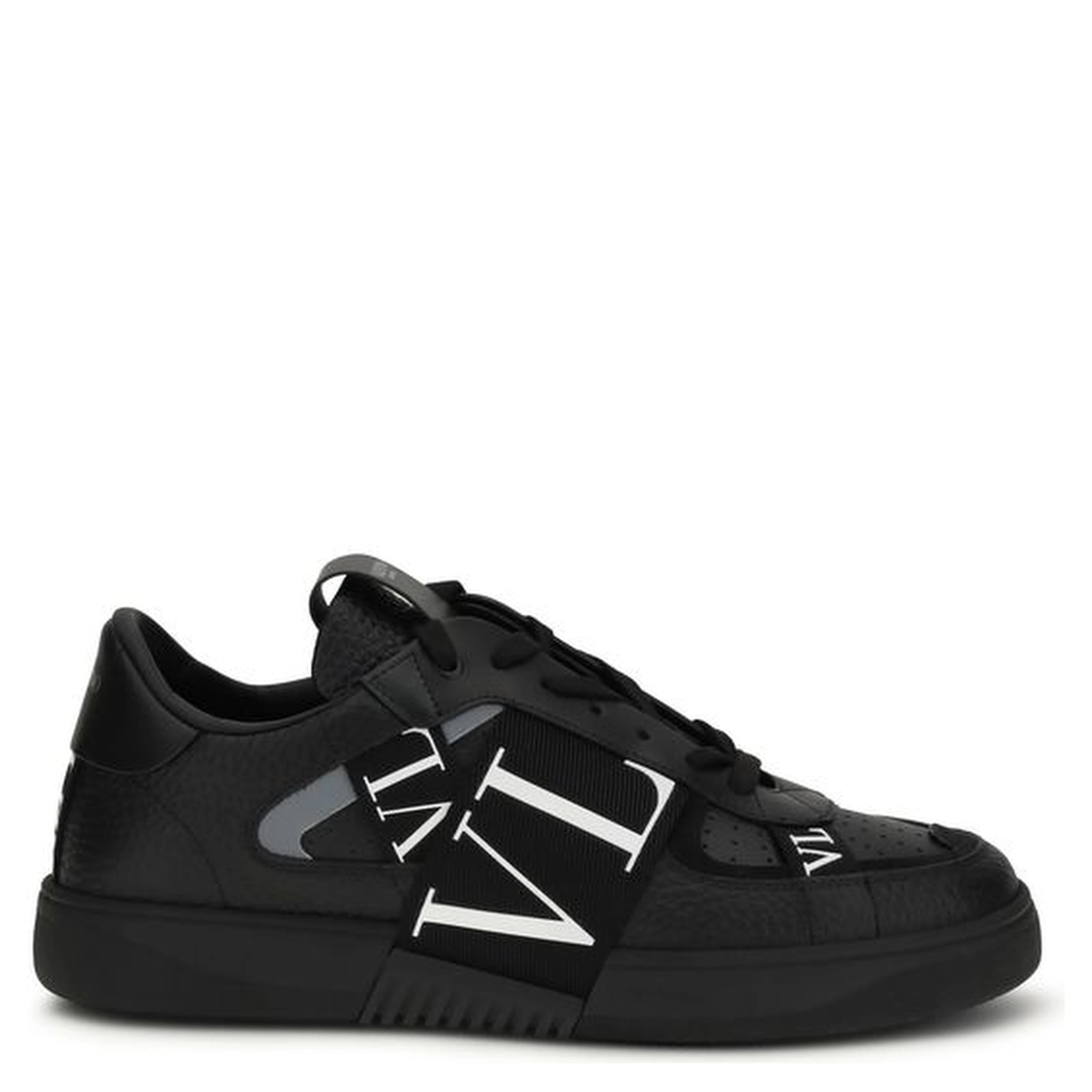 Black Calf Leather Bos Taurus Athletic Sneakers
