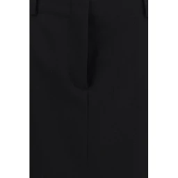 Black Wool Oves Aries Midi Skirt