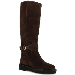 Brown Calf Leather Bos Taurus Flat Boots