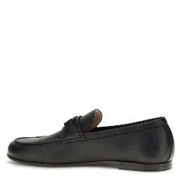 Black Deer Slip-On Loafers