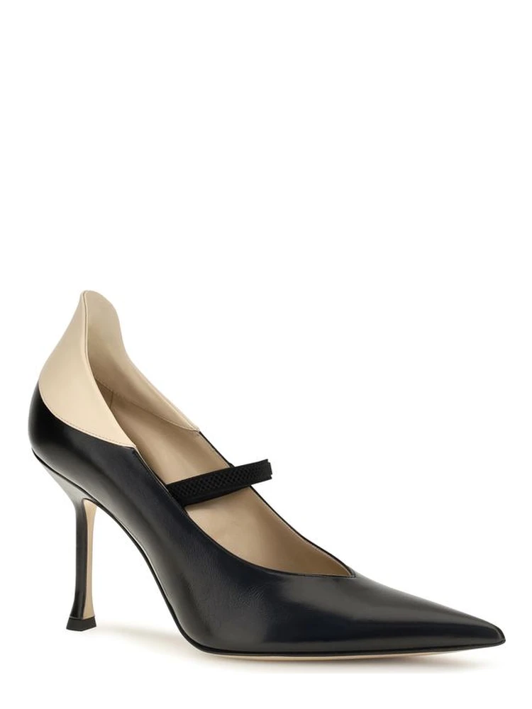 Black Calf Leather Bos Taurus High Heel Pumps alternative