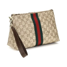 Beige Fabric Shoulder Bag