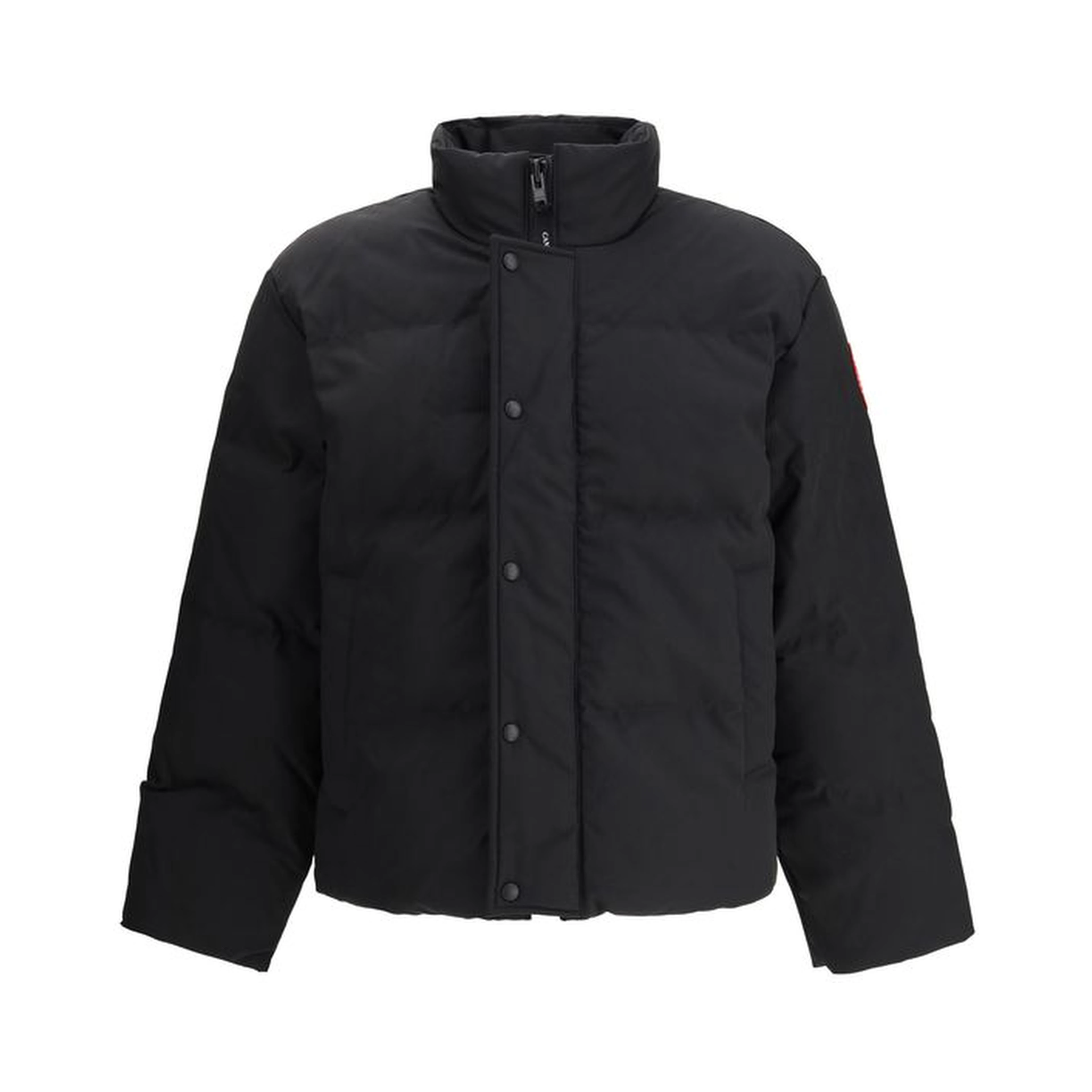 Black Polyester Parka
