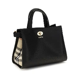 Black Cotton Handbag