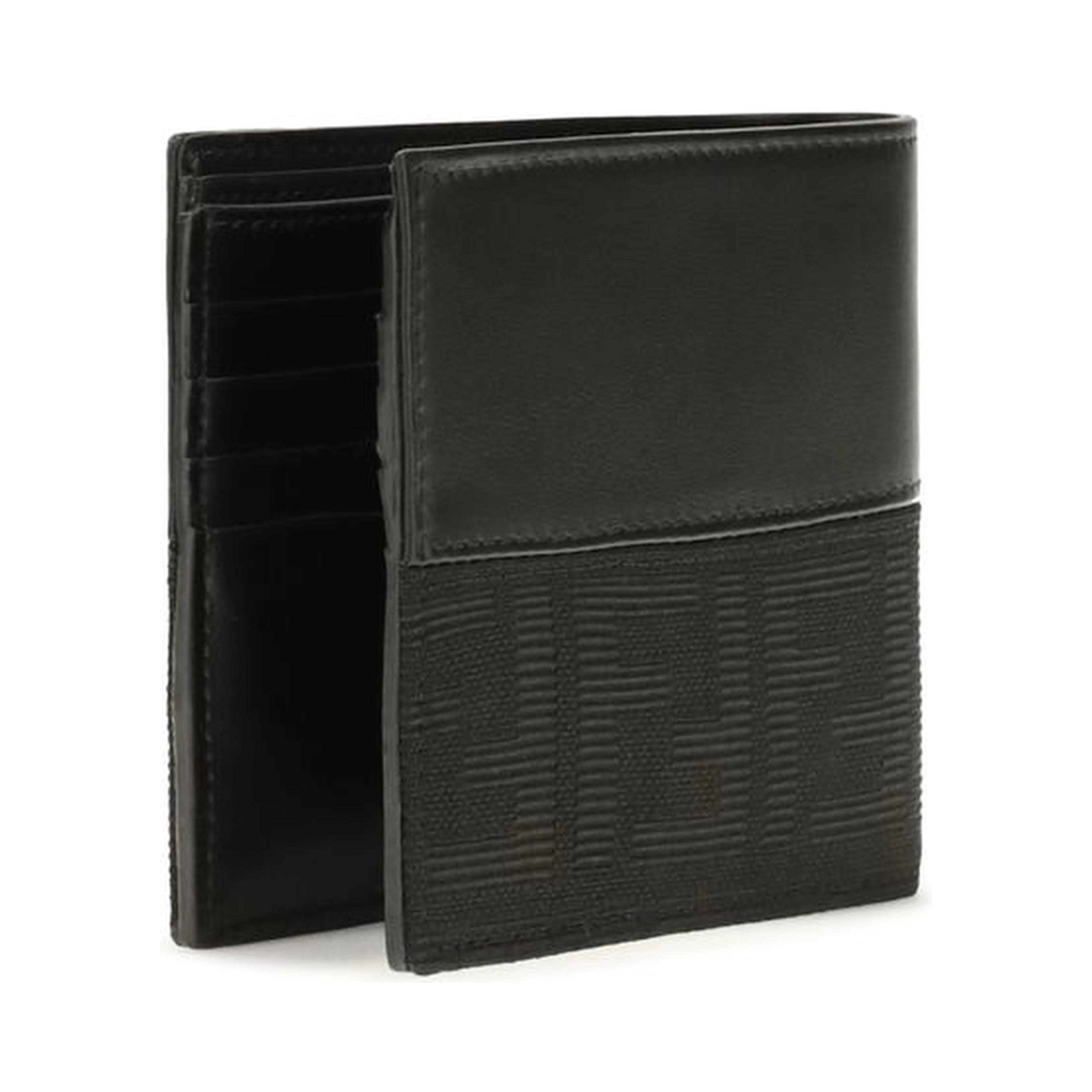 Black Calf Leather Bos Taurus Wallet