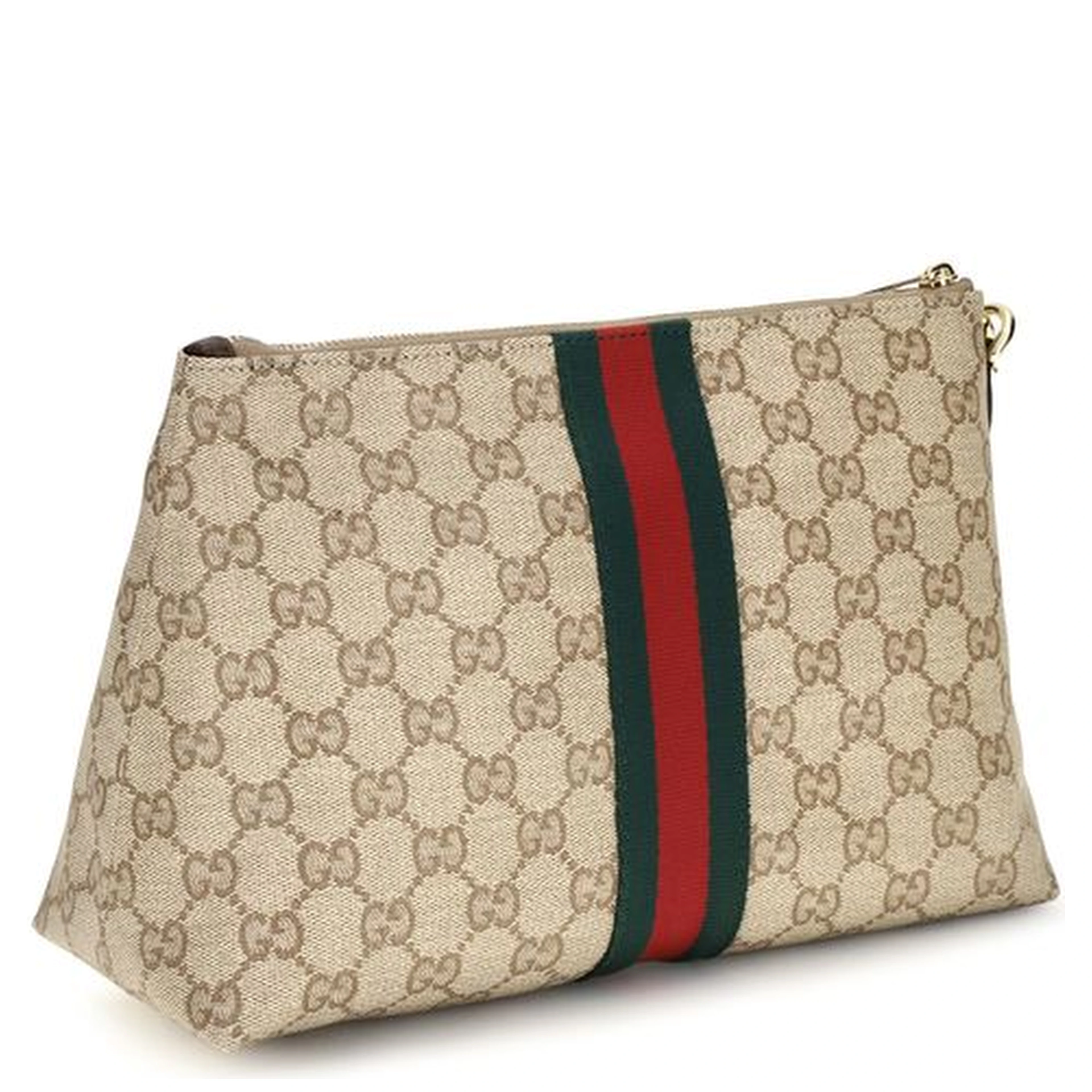 Beige Fabric Shoulder Bag