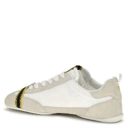 Gray Fabric Athletic Sneakers
