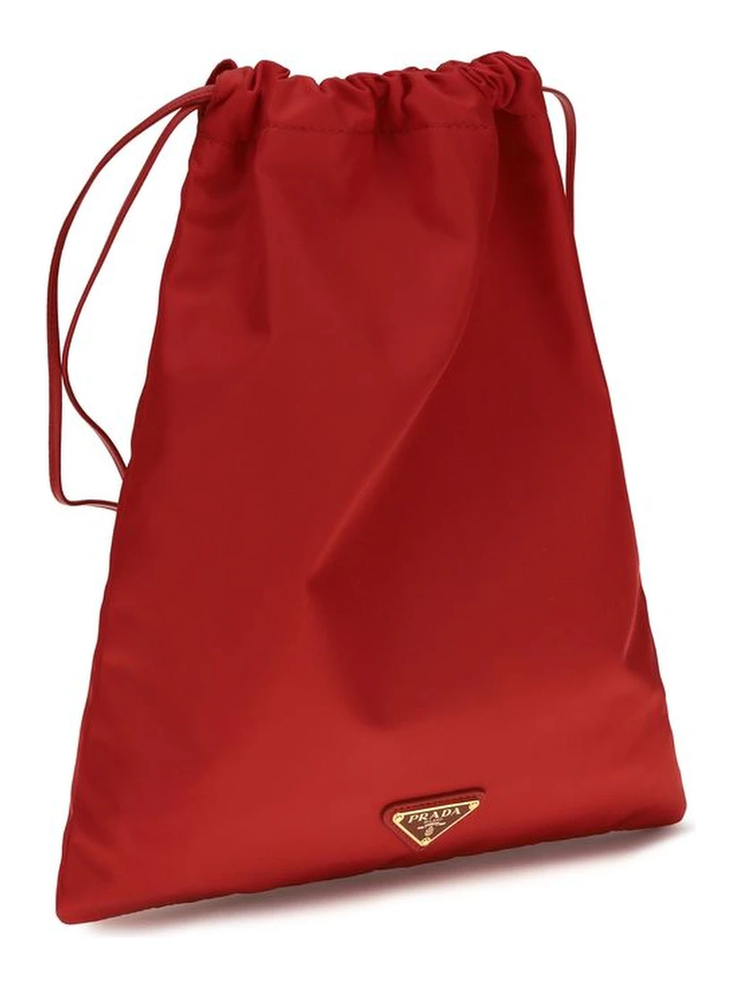 Multicolor Polyamide Clutch Bag