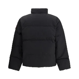 Black Polyester Parka