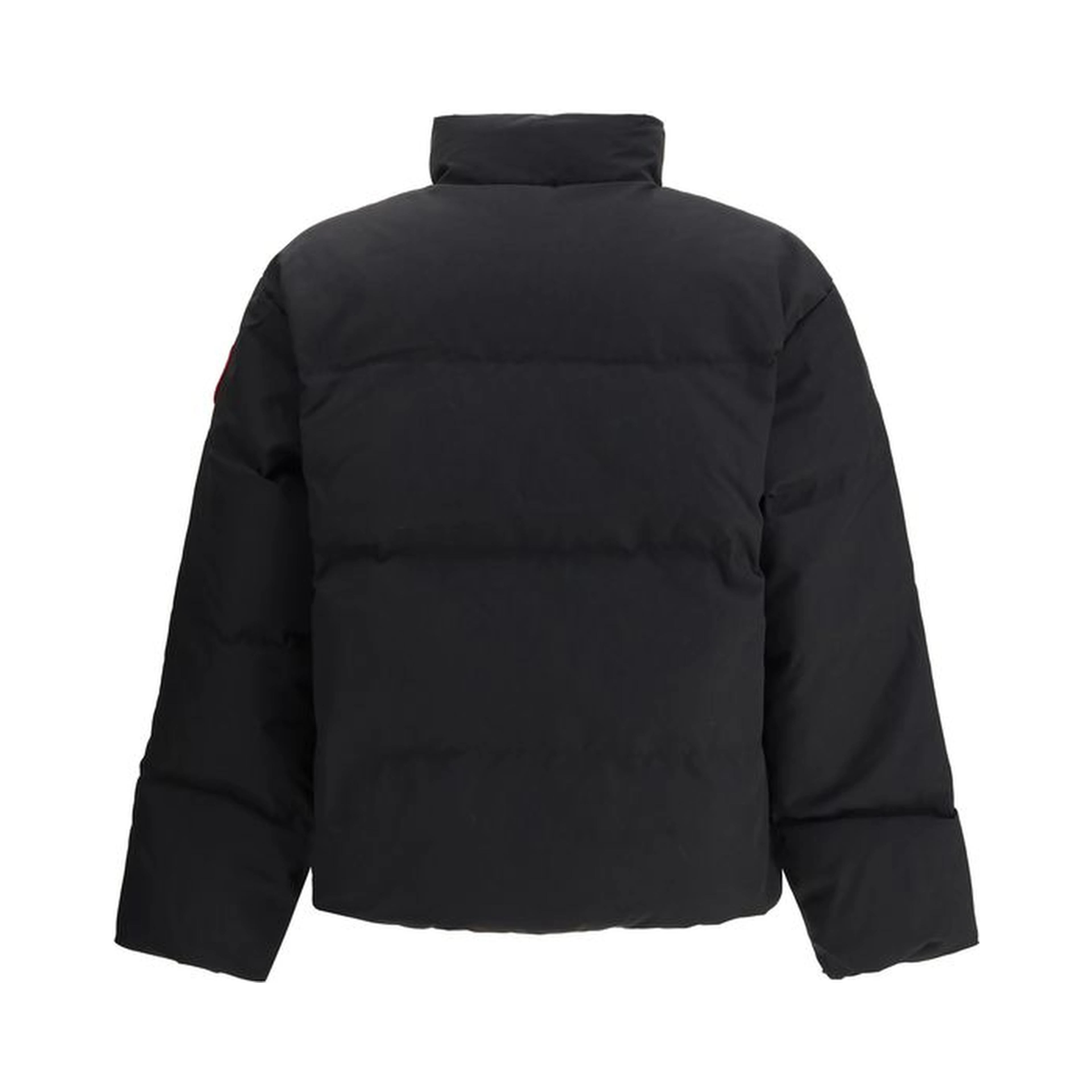 Black Polyester Parka