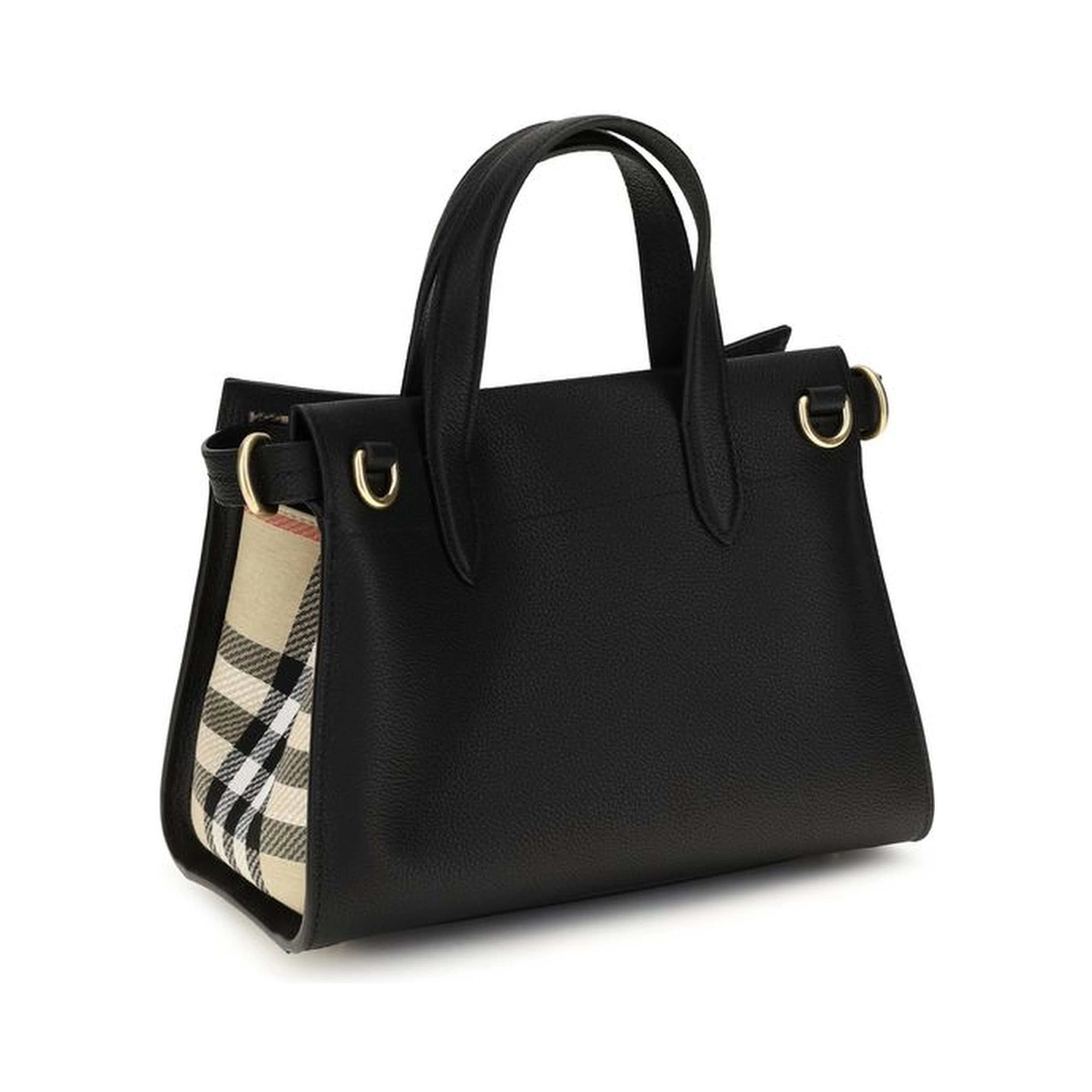 Black Cotton Handbag