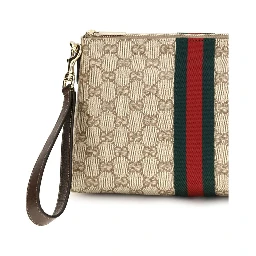 Beige Fabric Shoulder Bag