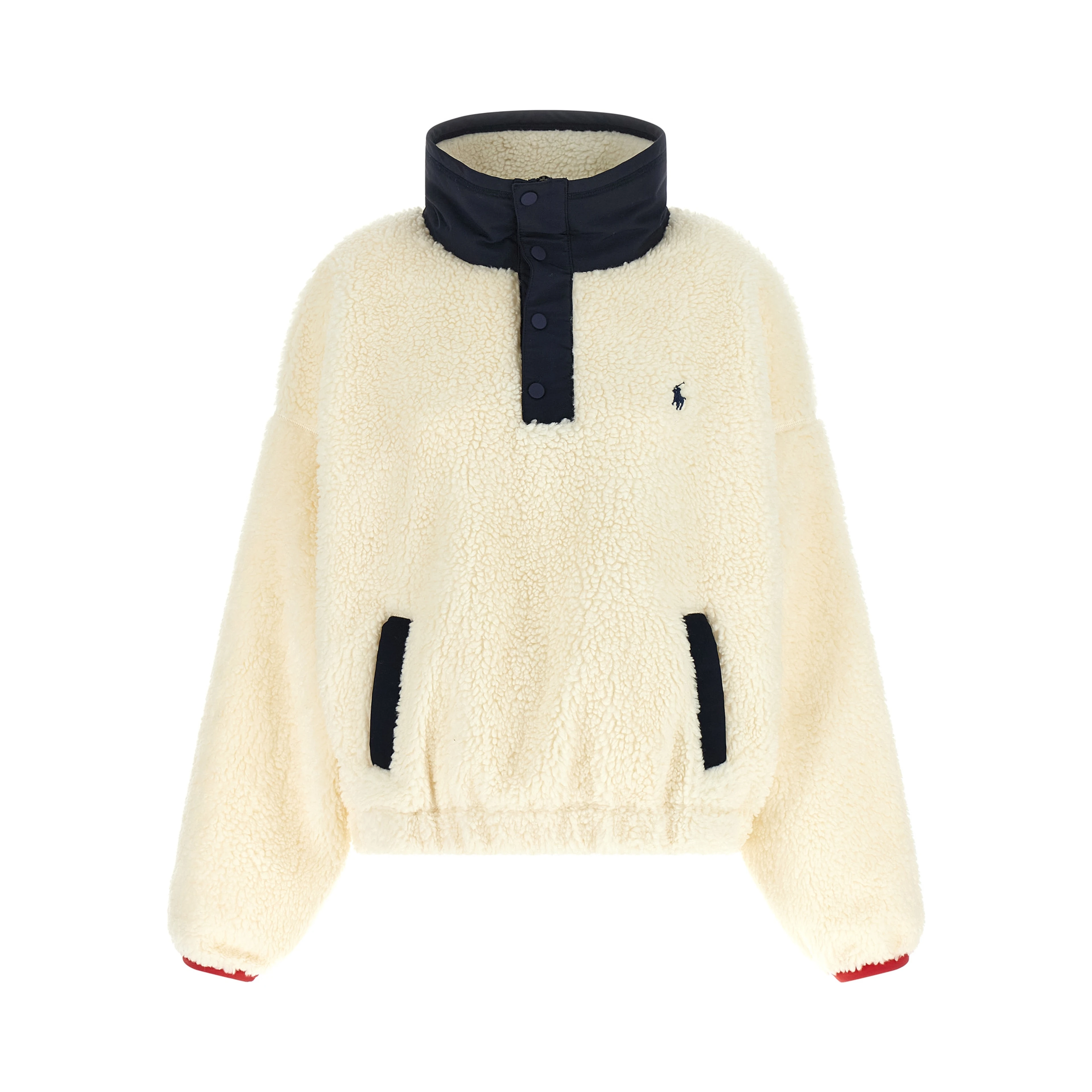 White Polyester Cardigan