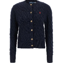 Blue Wool Cardigan