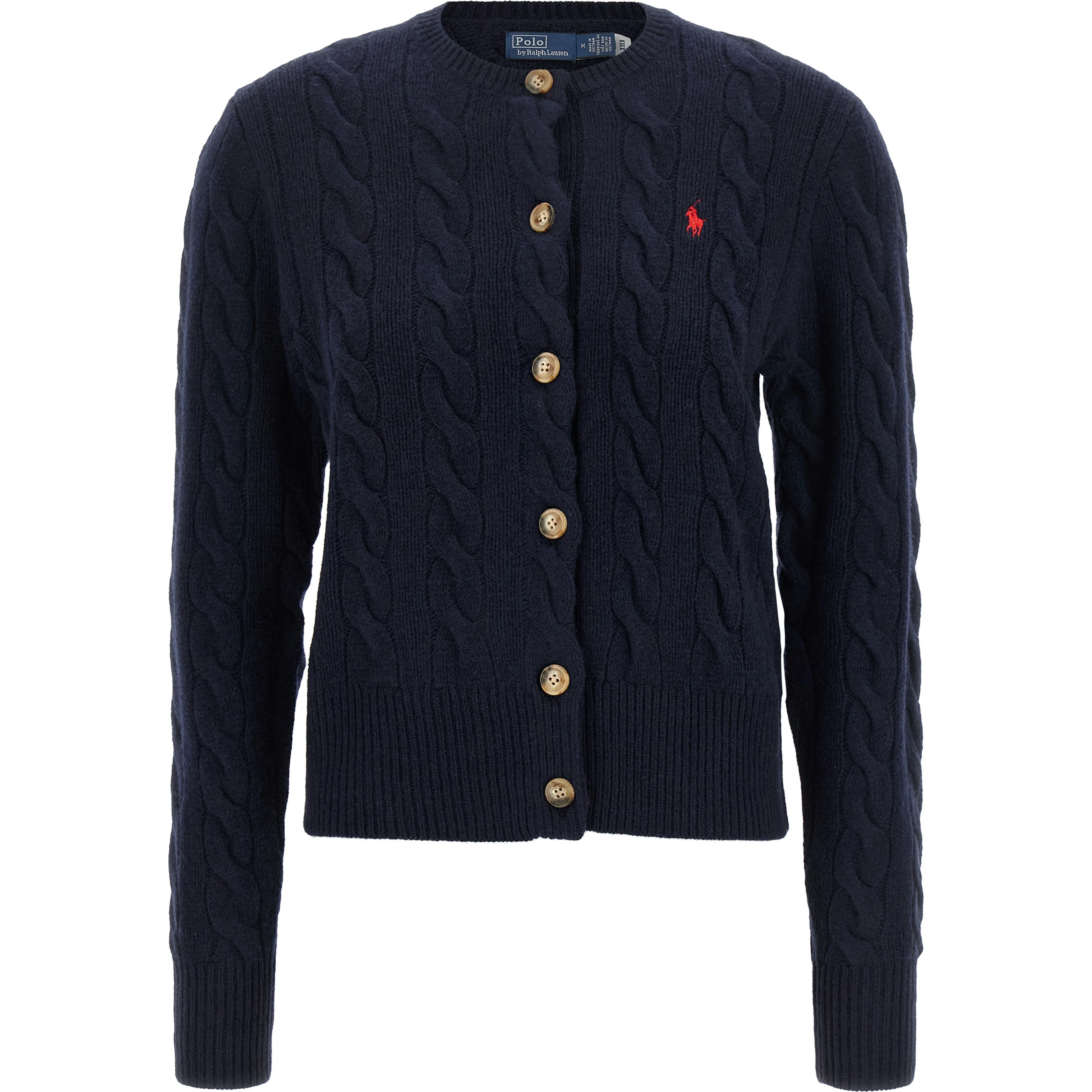 Blue Wool Cardigan