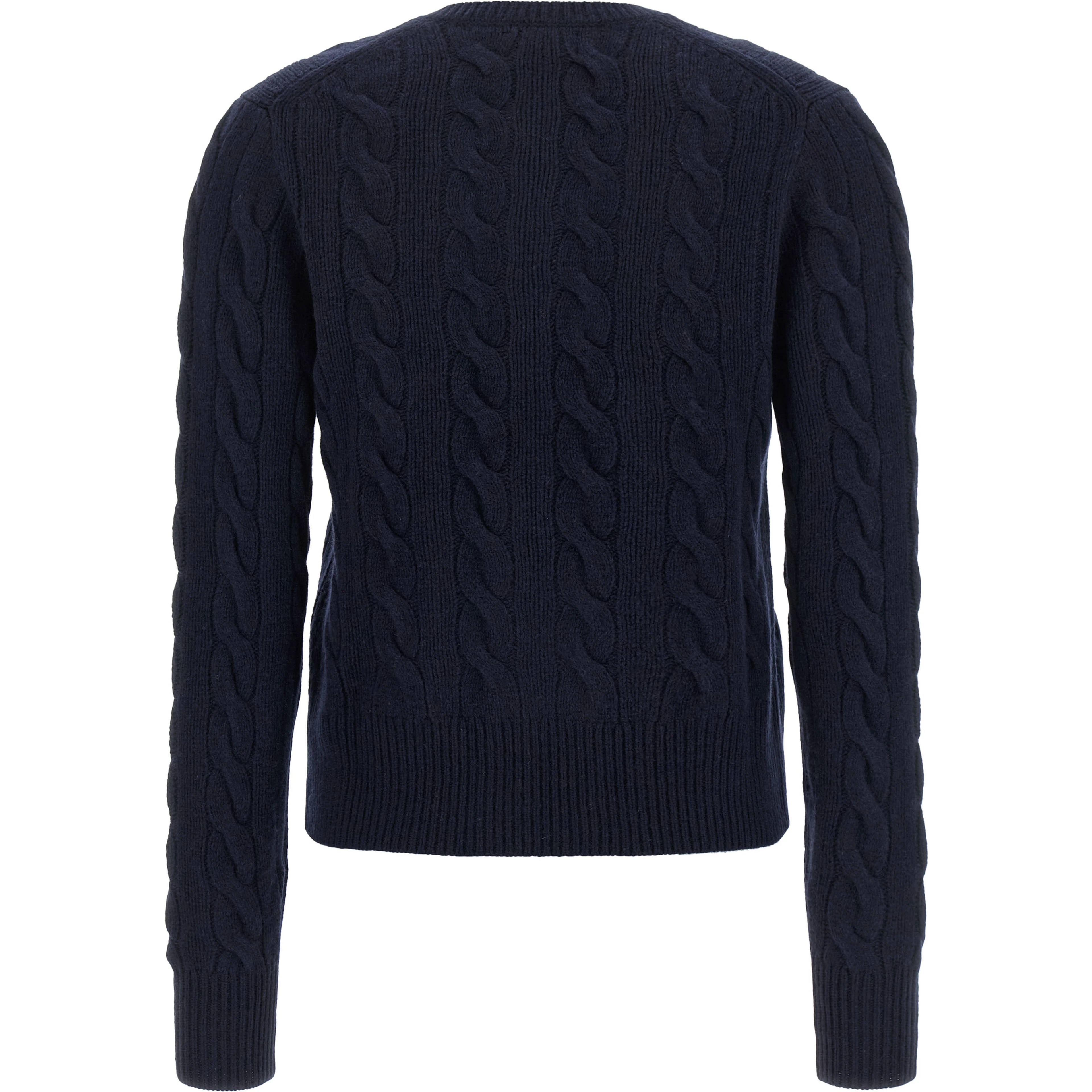 Blue Wool Cardigan