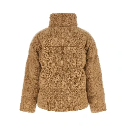 Beige Wool Full-Length Jacket
