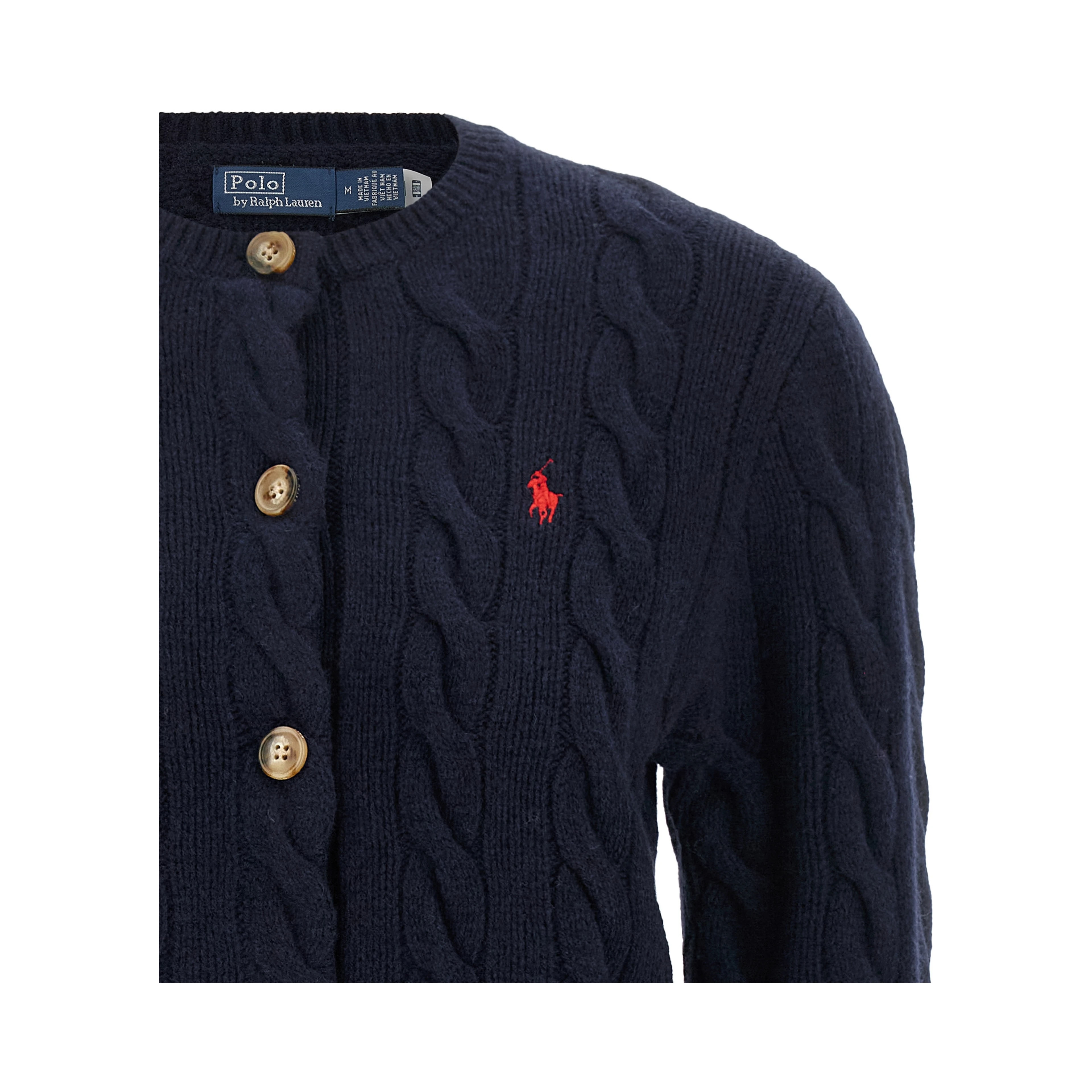 Blue Wool Cardigan