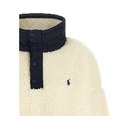 White Polyester Cardigan