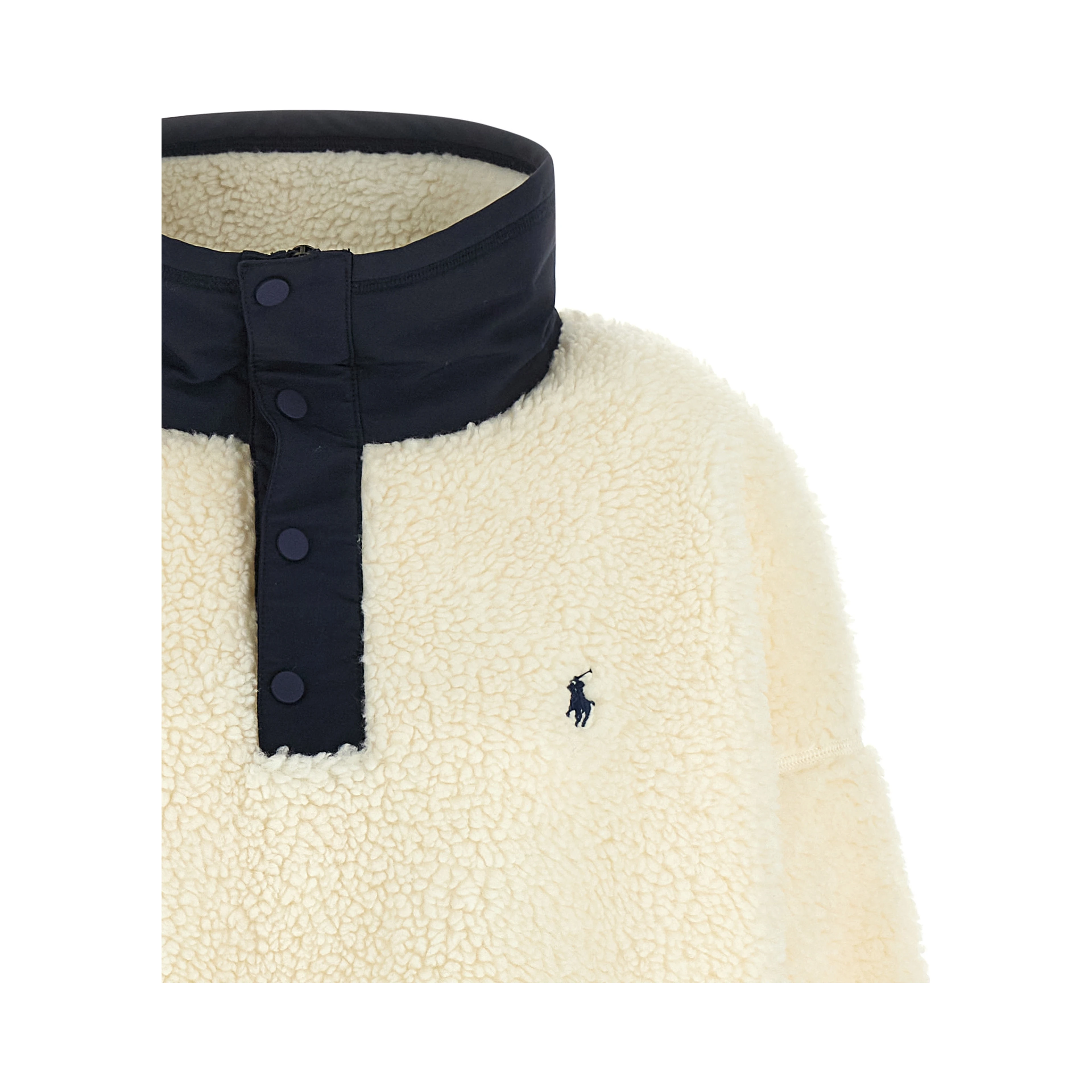 White Polyester Cardigan