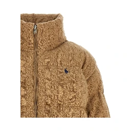 Beige Wool Full-Length Jacket