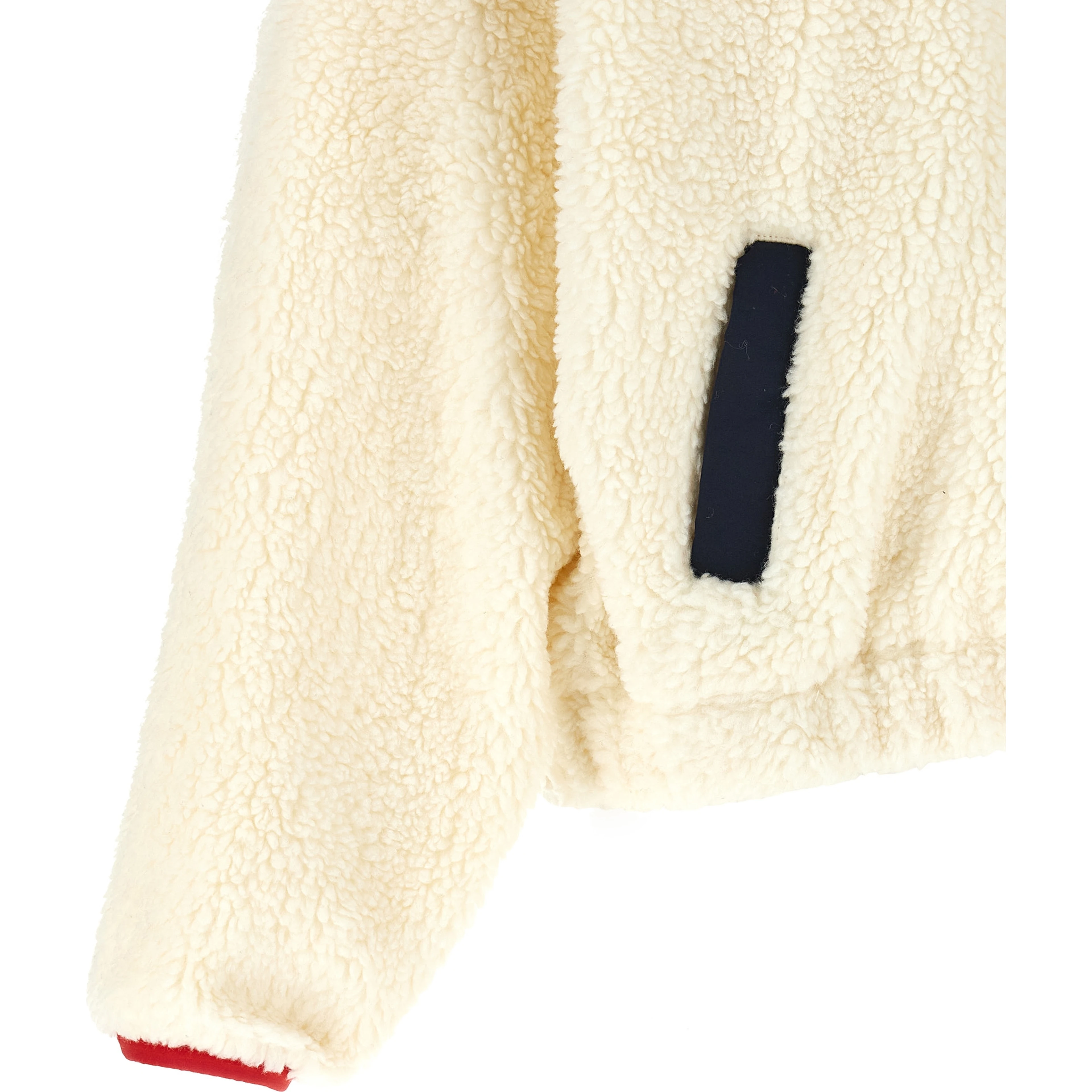 White Polyester Cardigan