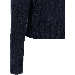 Blue Wool Cardigan