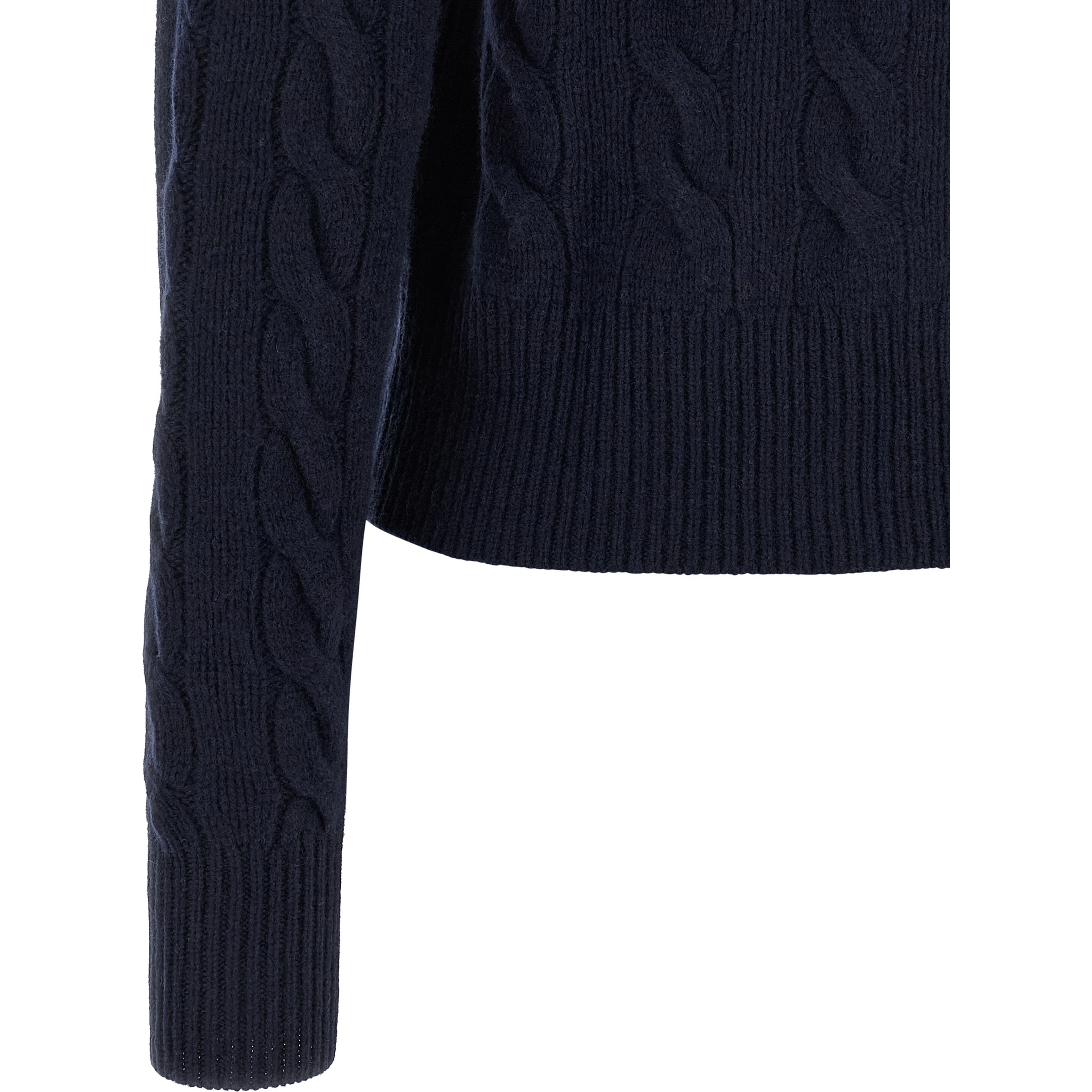 Blue Wool Cardigan