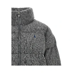 Gray Wool Full-Length Jacket