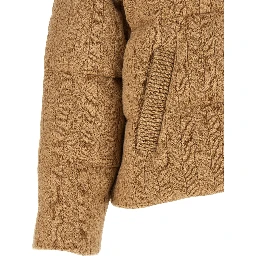 Beige Wool Full-Length Jacket
